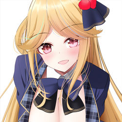 This is a pixiv picture whose title is 「どうしたの？」.