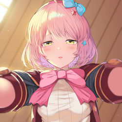 This is a pixiv picture whose title is チエルに押し倒される絵.
