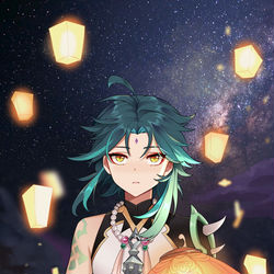 This is a pixiv picture whose title is 魈.