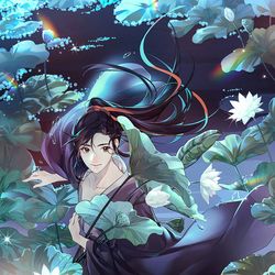This is a pixiv picture whose title is 忘羡.