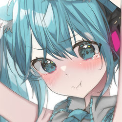 This is a pixiv picture whose title is 触らないで!.
