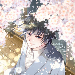 This is a pixiv picture whose title is 20210208ぎゆ誕.
