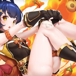 This is a pixiv picture whose title is 「~香菱~」.