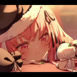 This is a pixiv picture whose title is 冬笹.