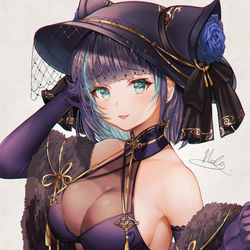 This is a pixiv picture whose title is チェシャー.