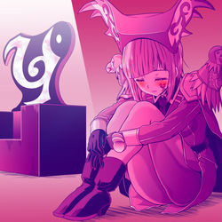 This is a pixiv picture whose title is 【深層の玉座】.