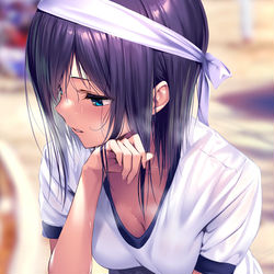This is a pixiv picture whose title is 無防備な後輩.