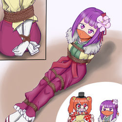 This is a pixiv picture whose title is 稗田 阿求.
