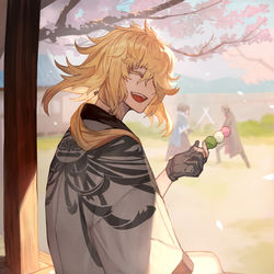 This is a pixiv picture whose title is 御前🌸.
