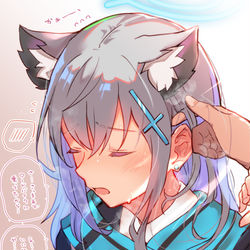 This is a pixiv picture whose title is 蒸し狼.