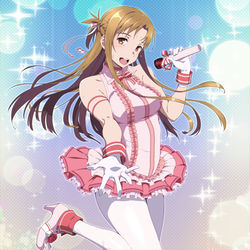This is a pixiv picture whose title is アインクラッドのアイドル.
