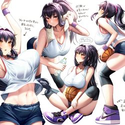 This is a pixiv picture whose title is 部活の助っ人をすると男子がどよめいてしまう先パイ.