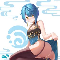 This is a pixiv picture whose title is 行秋.
