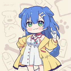 This is a pixiv picture whose title is Korone The Dog.