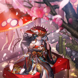 This is a pixiv picture whose title is 【ロマンシング サガ リ・ユニバース】シェリル.