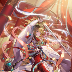 This is a pixiv picture whose title is 【ロマンシング サガ リ・ユニバース】最終皇帝(女).
