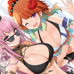 This is a pixiv picture whose title is takamori swimsuit~.