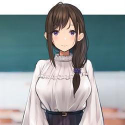 This is a pixiv picture whose title is 新米せんせっ.