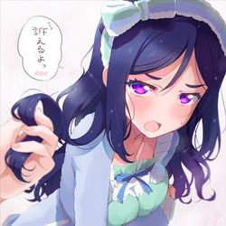 This is a pixiv picture whose title is 🐬お風呂空いたよ～…ってもう！なに嗅いでるのっ💦.