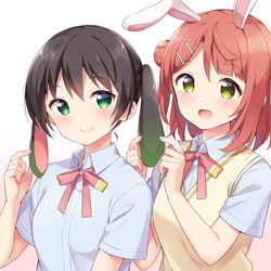 This is a pixiv picture whose title is うさゆうぽむ.