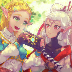 This is a pixiv picture whose title is インパ×ゼルダ2.
