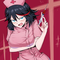 This is a pixiv picture whose title is ナース流子ちゃん.
