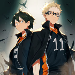 This is a pixiv picture whose title is 山口ツッキー.