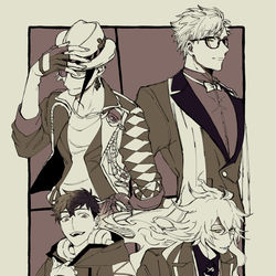 This is a pixiv picture whose title is 監♂まとめ③.