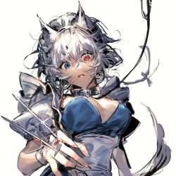 This is a pixiv picture whose title is 犬.