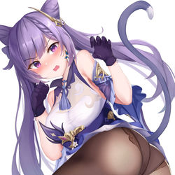 This is a pixiv picture whose title is 刻晴.