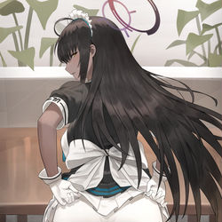 This is a pixiv picture whose title is ブルーアーカイブ.