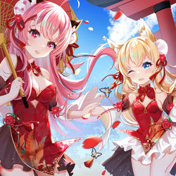 This is a pixiv picture whose title is 新年快乐~.