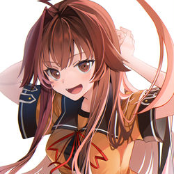 This is a pixiv picture whose title is 球磨だクマ～.