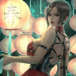 This is a pixiv picture whose title is Ada Wong pinup エイダ・ウォン.
