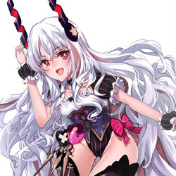 This is a pixiv picture whose title is カレン・C・オルテンシア（穿いてない）.