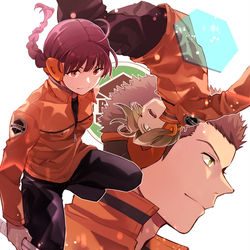 This is a pixiv picture whose title is 【ワートリ】柿崎隊.