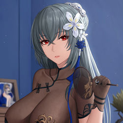 This is a pixiv picture whose title is [アズールレーン] サン・ルイ / Saint Louis.