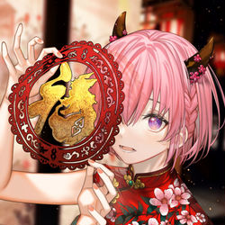 This is a pixiv picture whose title is 除夕.