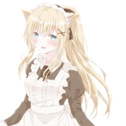 This is a pixiv picture whose title is メイドまりあちゃん♪.