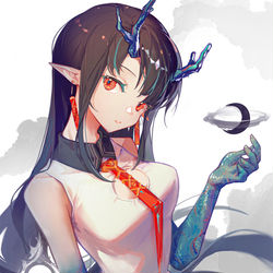 This is a pixiv picture whose title is 夕.