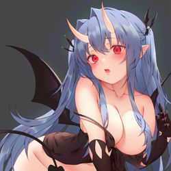 This is a pixiv picture whose title is 魅魔.