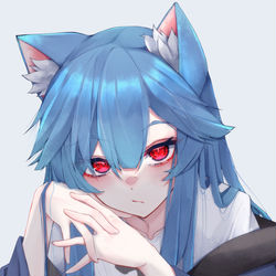This is a pixiv picture whose title is 猫耳天子ちゃん.