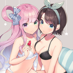 This is a pixiv picture whose title is お泊りスバルーナ.