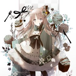 This is a pixiv picture whose title is チョコミント.