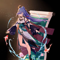 This is a pixiv picture whose title is 【符华生贺图】画中仙.
