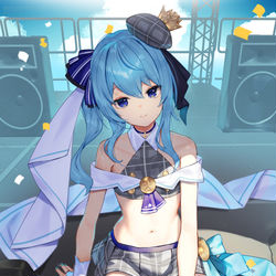 This is a pixiv picture whose title is ウエディングすいせい【水着】.