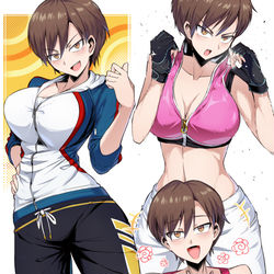 This is a pixiv picture whose title is フィットボクシングでお世話になってるインストラクターさん.