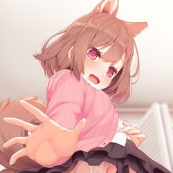 This is a pixiv picture whose title is ちょっと、おさんぽ待っててね.