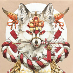 This is a pixiv picture whose title is 白纏.
