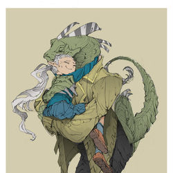This is a pixiv picture whose title is Dino.